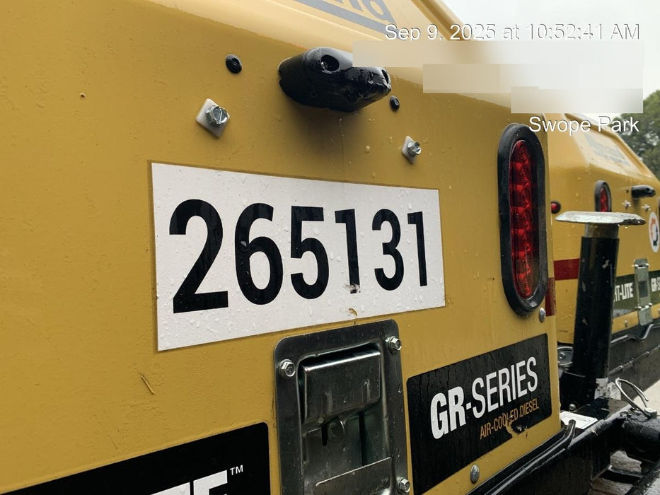 2022 Allmand NLV3GR (4) LED Light Fixture 350W, 23' Vertical Mast, 3kW Prime, Towable, ES Decals, T3