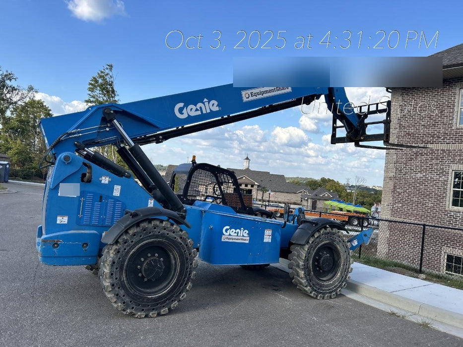 2018 Genie GTH-1056 Genie GTH-1056 w/ROPS, Work Lights, Solid Tires, RH Cab Mesh, Beacon, 60" Carriage and Forks
