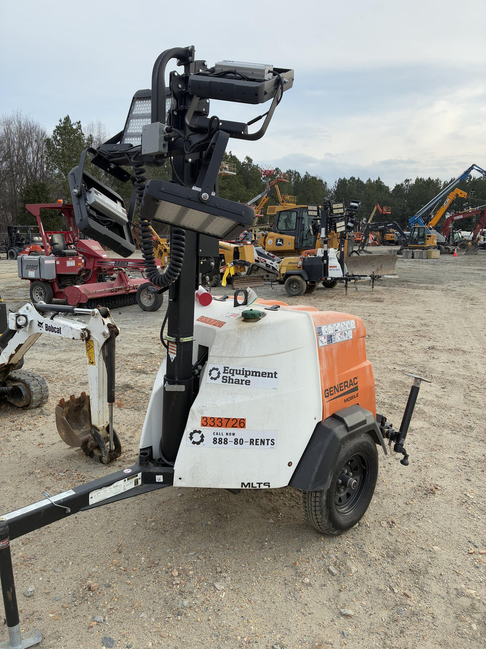 2023 Generac MLT2 Diesel, Flex Switch 120V Input, Powerzone Controller, (4) 320W LED Lights, 4kW Generator, 39.9 Gal Fuel Tank, 2" Ball, T3