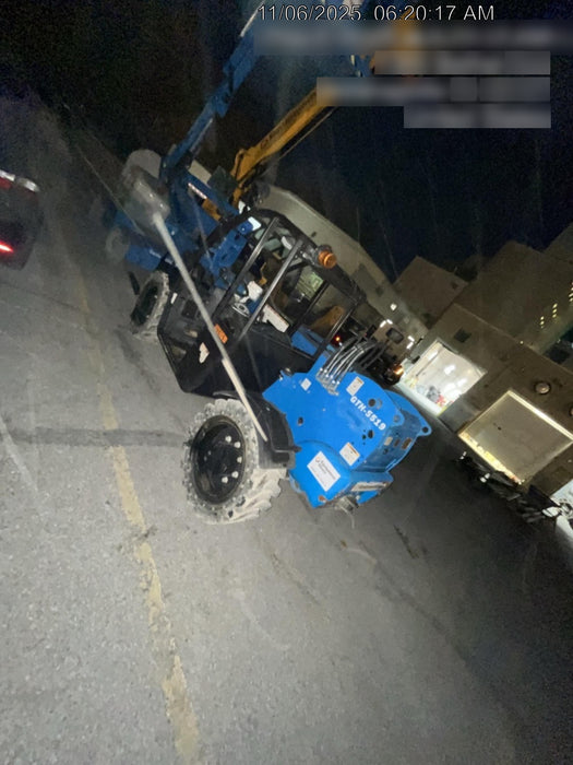 2019 Genie GTH-5519 Canopy, Solid RT Tires, LED Work Lights, Beacon 48" Carriage, 48" Forks