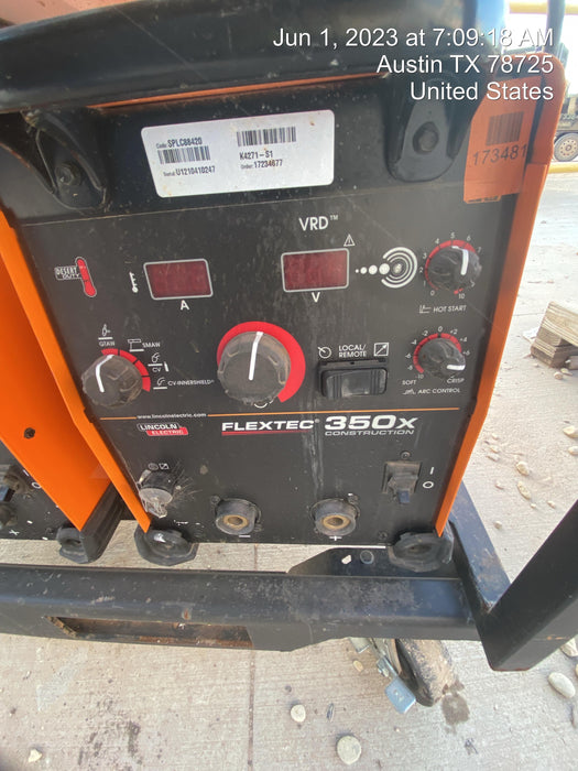 2021 LINCOLN ELECTRIC FLEXTEC 350X