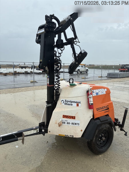 2024 Generac MLT2 Diesel, Flex Switch 120V Input, Powerzone Controller, 
(4) 320W LED Lights, 4kW Generator, 39.9 Gal Fuel Tank, 2" Ball, T3