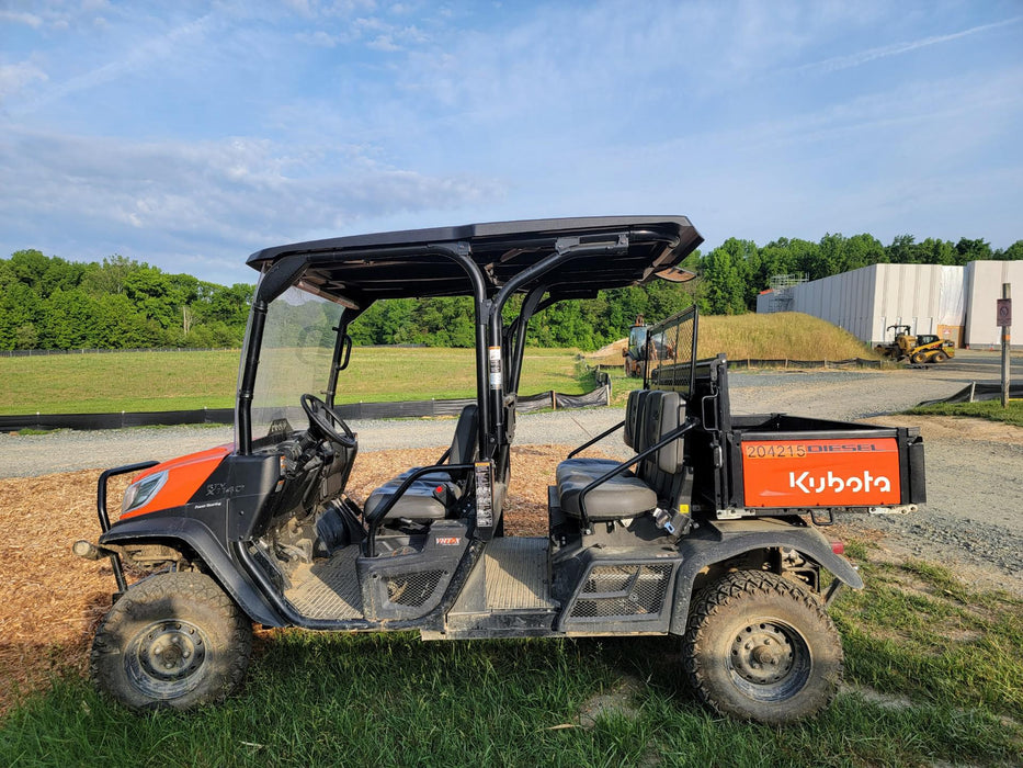 2022 Kubota RTV-X1140W-H Plastic Canopy, Windshield Acrylic Clear, LED Strobe Light, Wire Harness Kit, Back up Alarm