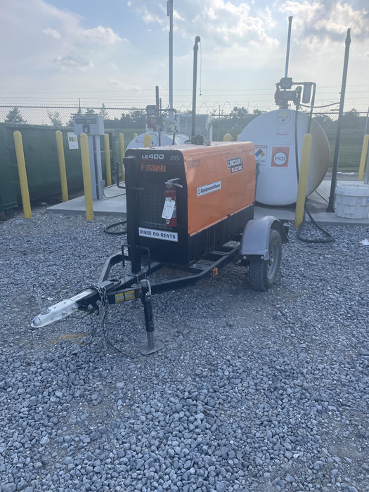 2022 Lincoln Electric LE400 Kubota V1505, Trlr, Cable Rack, Light Kit, ES Decals, T3