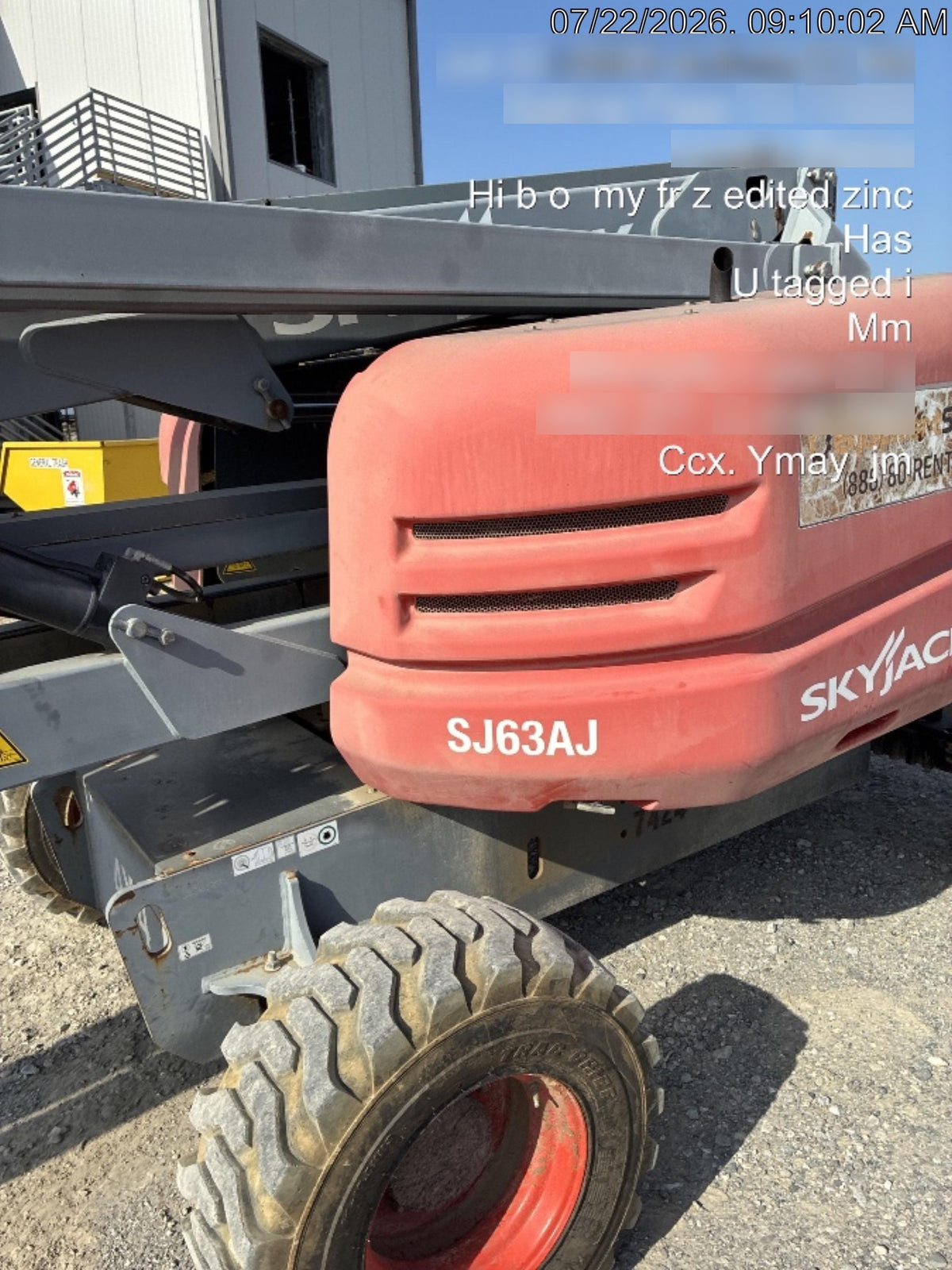 2018 SKYJACK SJ63 AJ