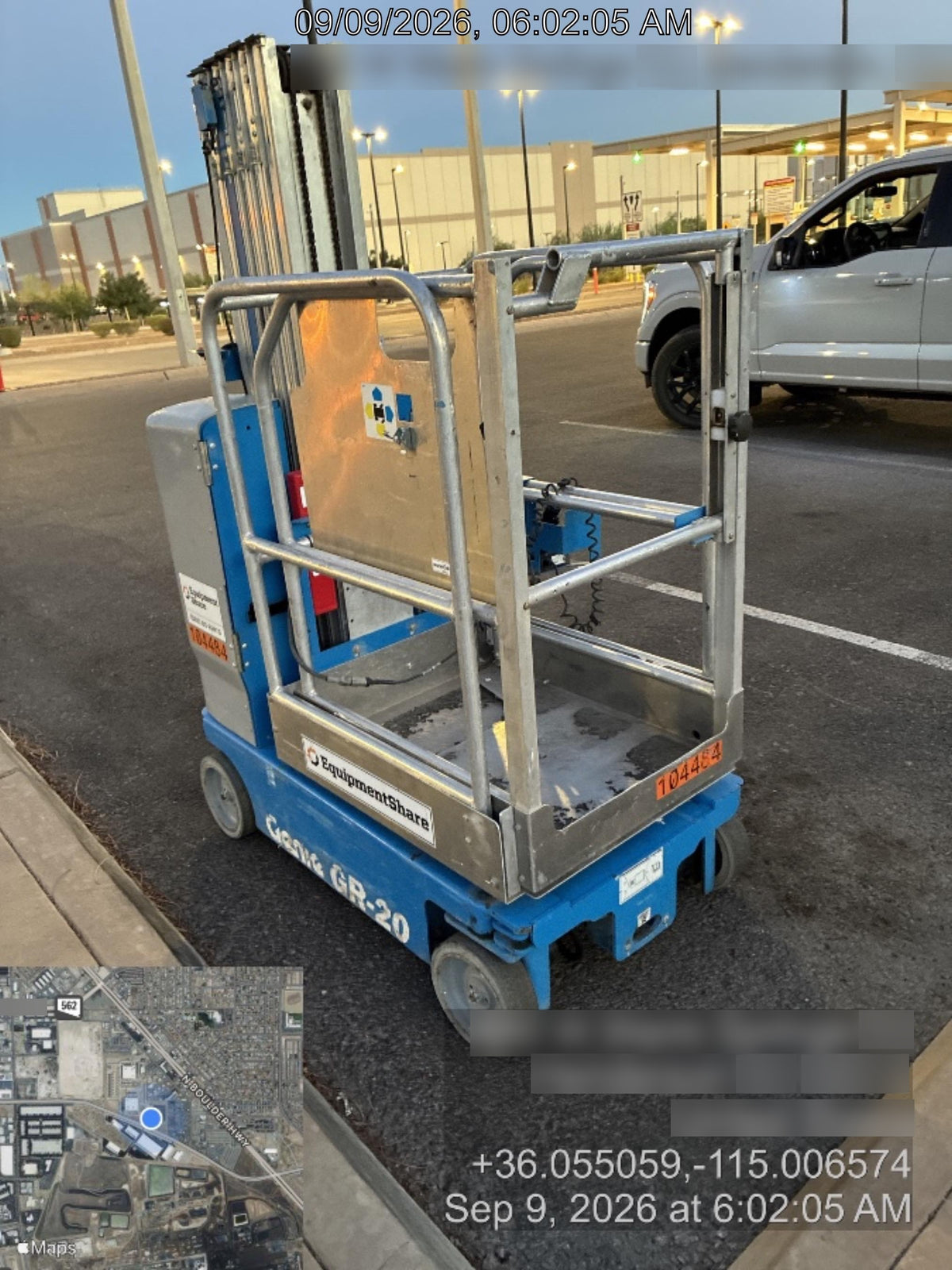 2020 GENIE GR-20