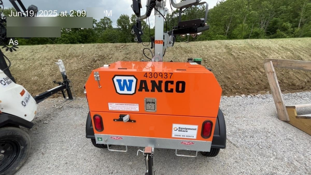 2024 Wanco WLTT-4MM4K Diesel, Deep Sea Controller, Shore Power Plug, Auto Start, (4) 350W LED Floodlights, 4kW Generator, 60 Gal Fuel Tank, 2" Ball, T3