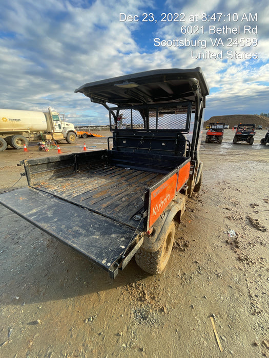 2021 Kubota RTV-X1140W-H Plastic Canopy, Windshield Acrylic Clear, LED Strobe Light, Wire Harness Kit, Back up Alarm