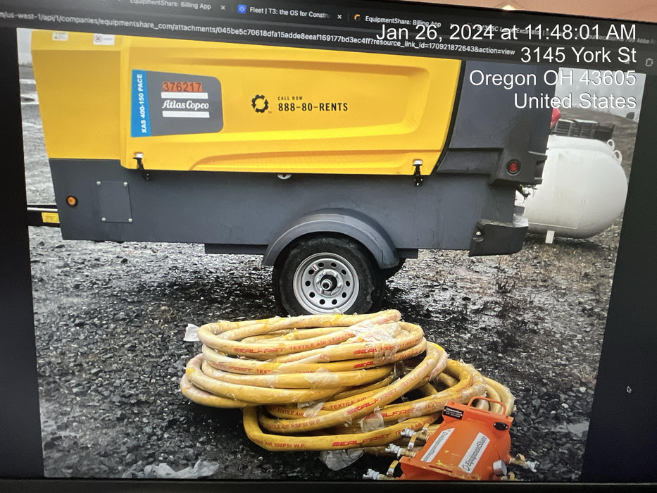 2023 ATLAS COPCO XAS 400-150 PACE