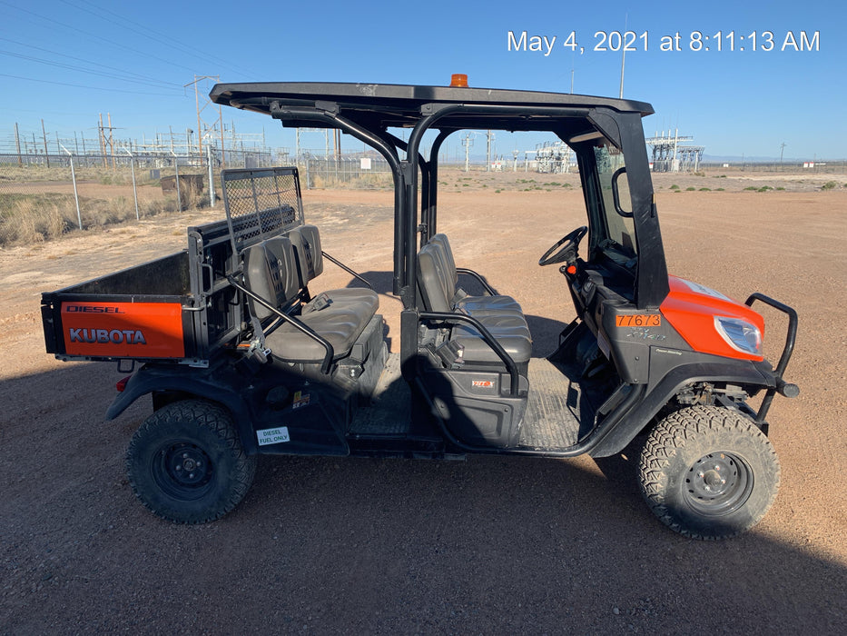2020 Kubota RTV-X1140W-H 4WD, LED Strobe, Windshield Tempered Glass, Plastic Canopy, Wire Harness Kit, Backup Alarm