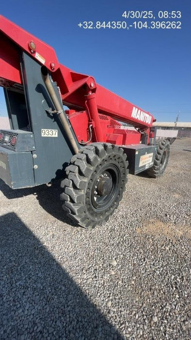 2018 Manitou 12042 Manitou MTA 12042 w/Open ROPS, Work Lights/Strobe, Aux Hyd, Solid Tires, Lift Hook, 66" Carriage, 72" Forks, Outriggers
