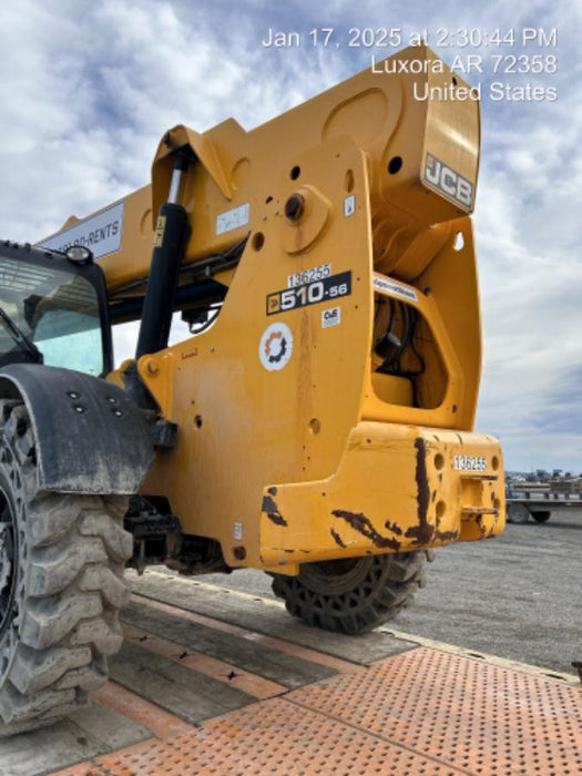 2021 JCB 510-56 74Hp Dsl, Cab/Heat/Air, Sld Tires, LED WL, Bcn, L Hook, EST