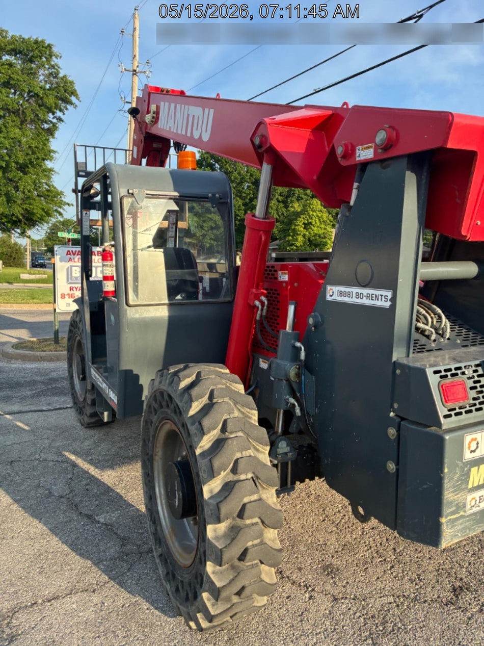 2019 Manitou MTA8044 MTA8044 - 74 HP T4, Canopy, Worklights/Strobe, Beacon, 66" Carriage, 48" Forks, Solid Tires, Lift Hook, Aux Hydraulics