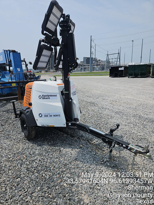 2024 Generac MLT2 Diesel, Flex Switch 120V Input, Powerzone Controller, 
(4) 320W LED Lights, 4kW Generator, 39.9 Gal Fuel Tank, 2" Ball, T3