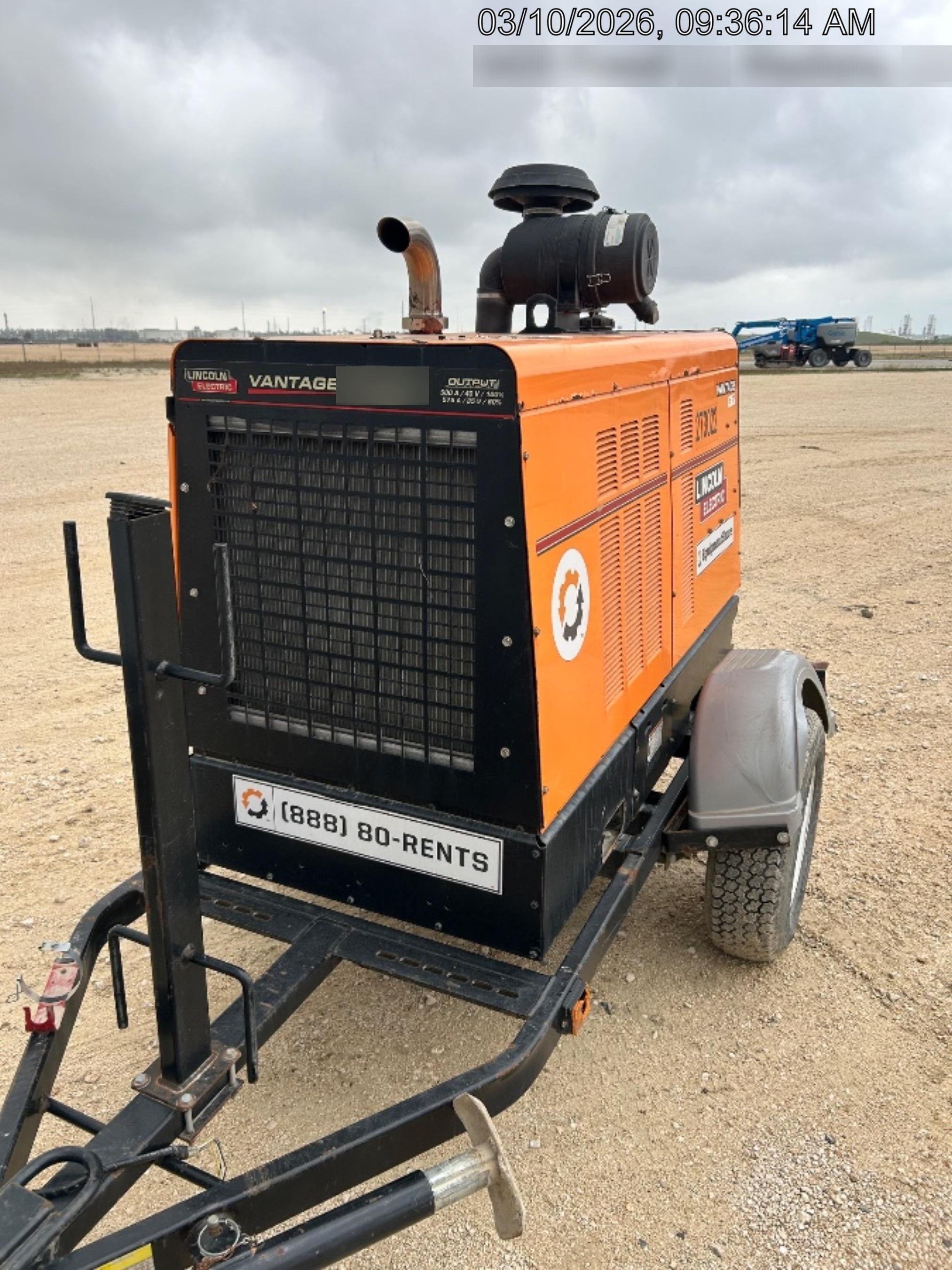 2022 Lincoln Electric Vantage 549X Crosslink Technology, Trailer Mounted, ES Decals, T3