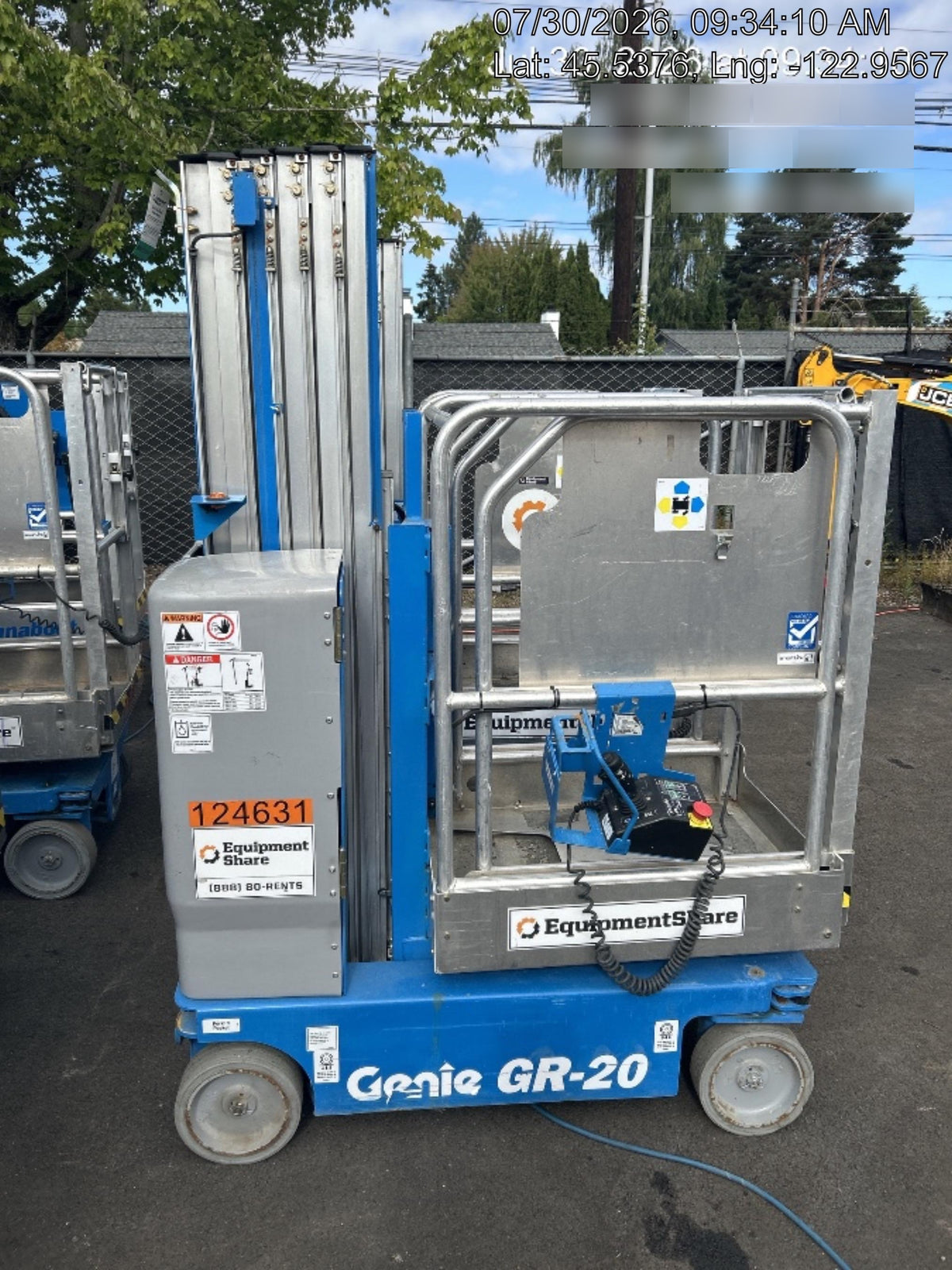 2020 GENIE GR-20