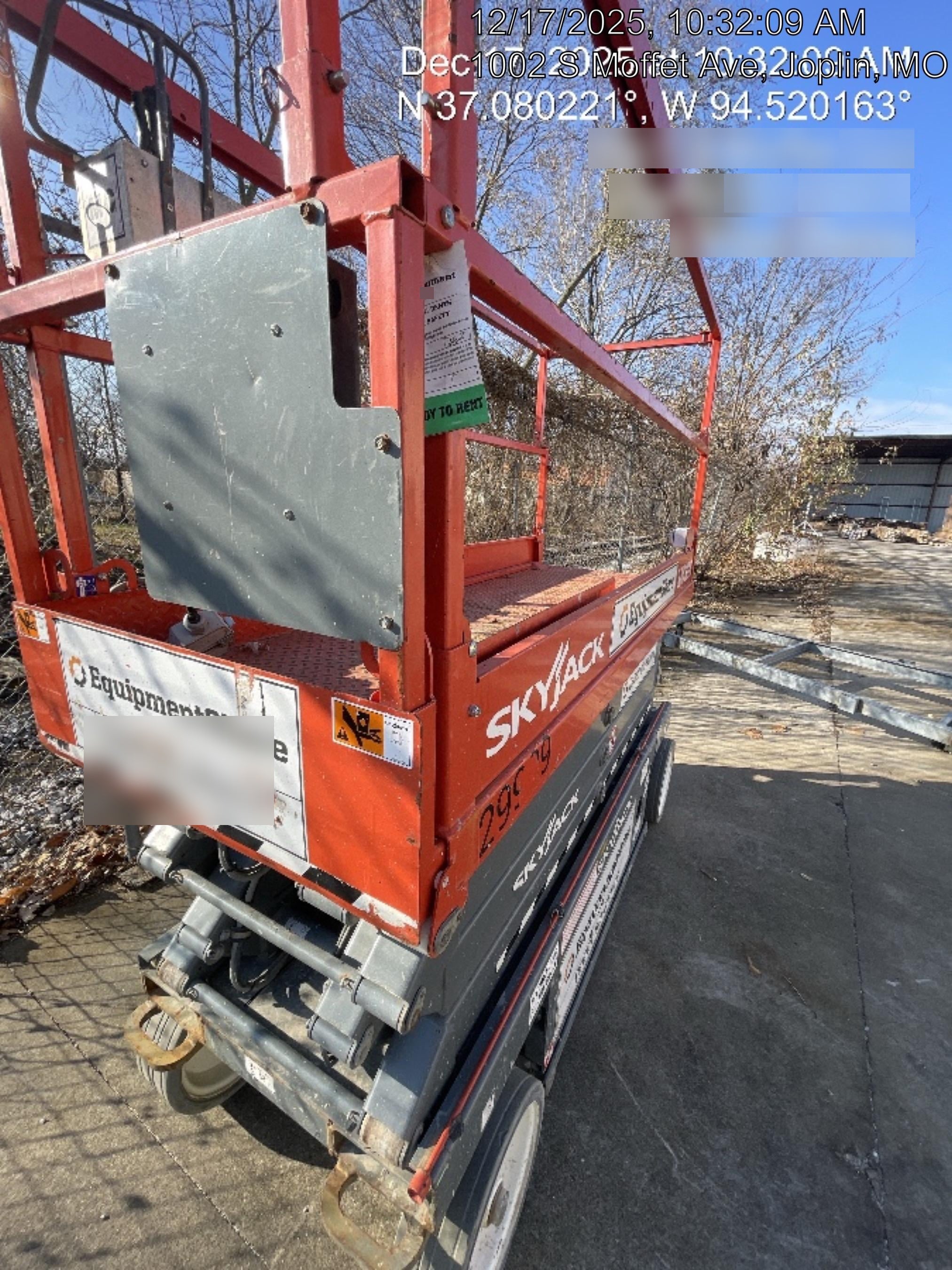 2019 Skyjack SJIII-3226 Standard w/Trojan Batteries