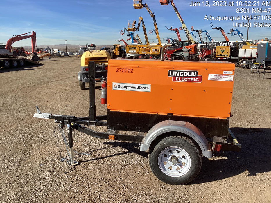 2022 Lincoln Electric LE400 Kubota V1505, Trlr, Cable Rack, Light Kit, ES Decals, T3