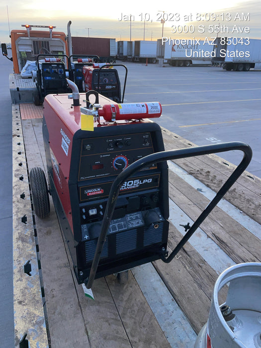 2020 Lincoln Electric Ranger 305 LPG K3430-1, Ranger 305 LPG, Undercarriage, Tank Holder & Strap, 10kw AC Gen, 25hp Kohler LPG Eng
