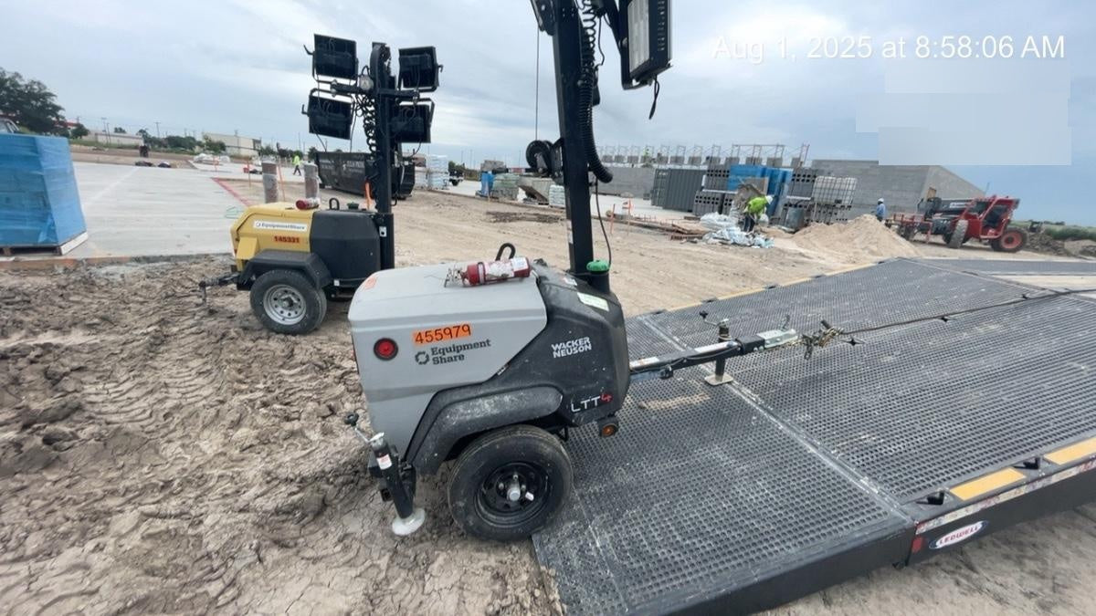 2024 Wacker Neuson LTT4 Diesel, Kohler KDW702, Deep Sea Controller, Auto Start, LED 320W, Bypass Outlet, T3