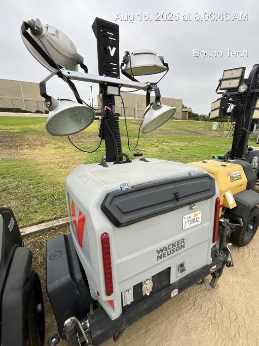 2019 Wacker Neuson LTV6L-MH Wacker Neuson LTV6L Mobile Light Tower w/Fuel Level Sensor Installed