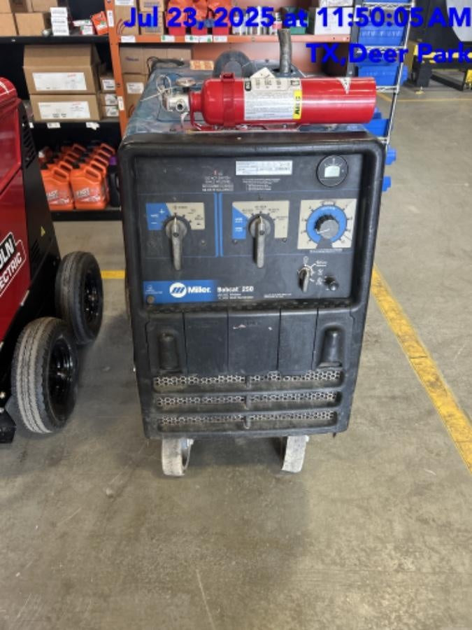 2020 Miller Electric Bobcat 250 907500 BOBCAT 250 (KOHLER), GFCI w/300914 -RUNNING W/NVR FLAT G/LP BC/TB