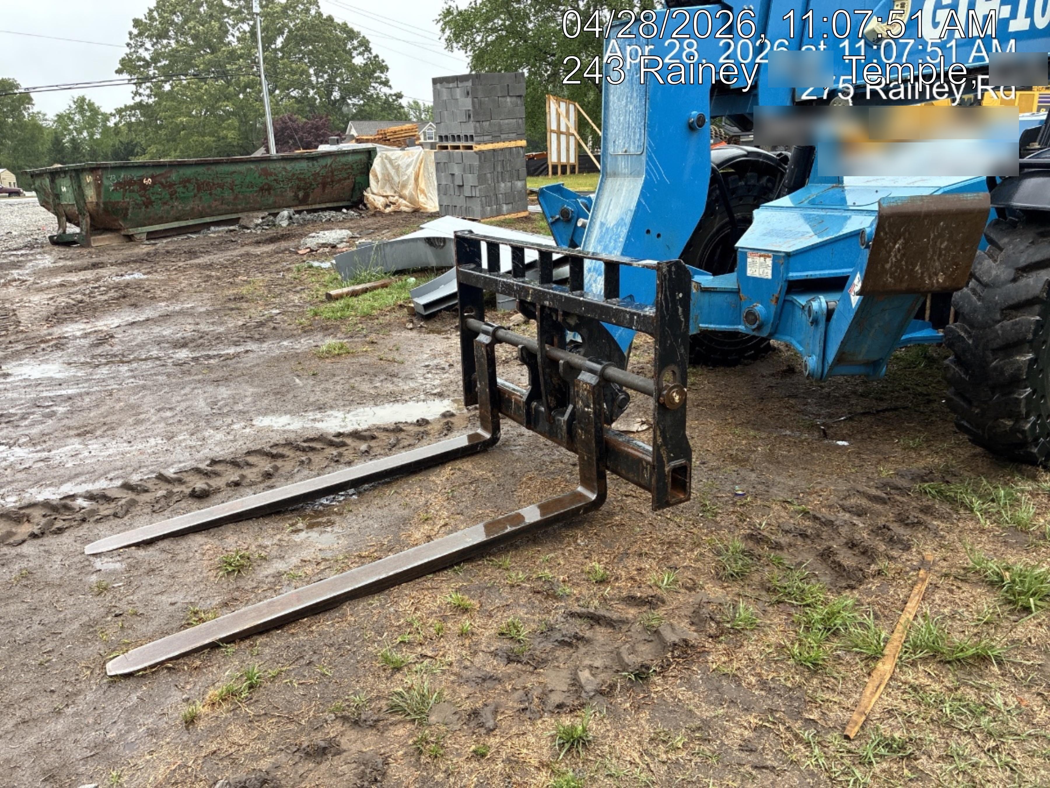 2019 Genie GTH-1056 Canopy, Solid RT Tires, LED Work Lights, Beacon 60" QA Carriage, 60" Forks