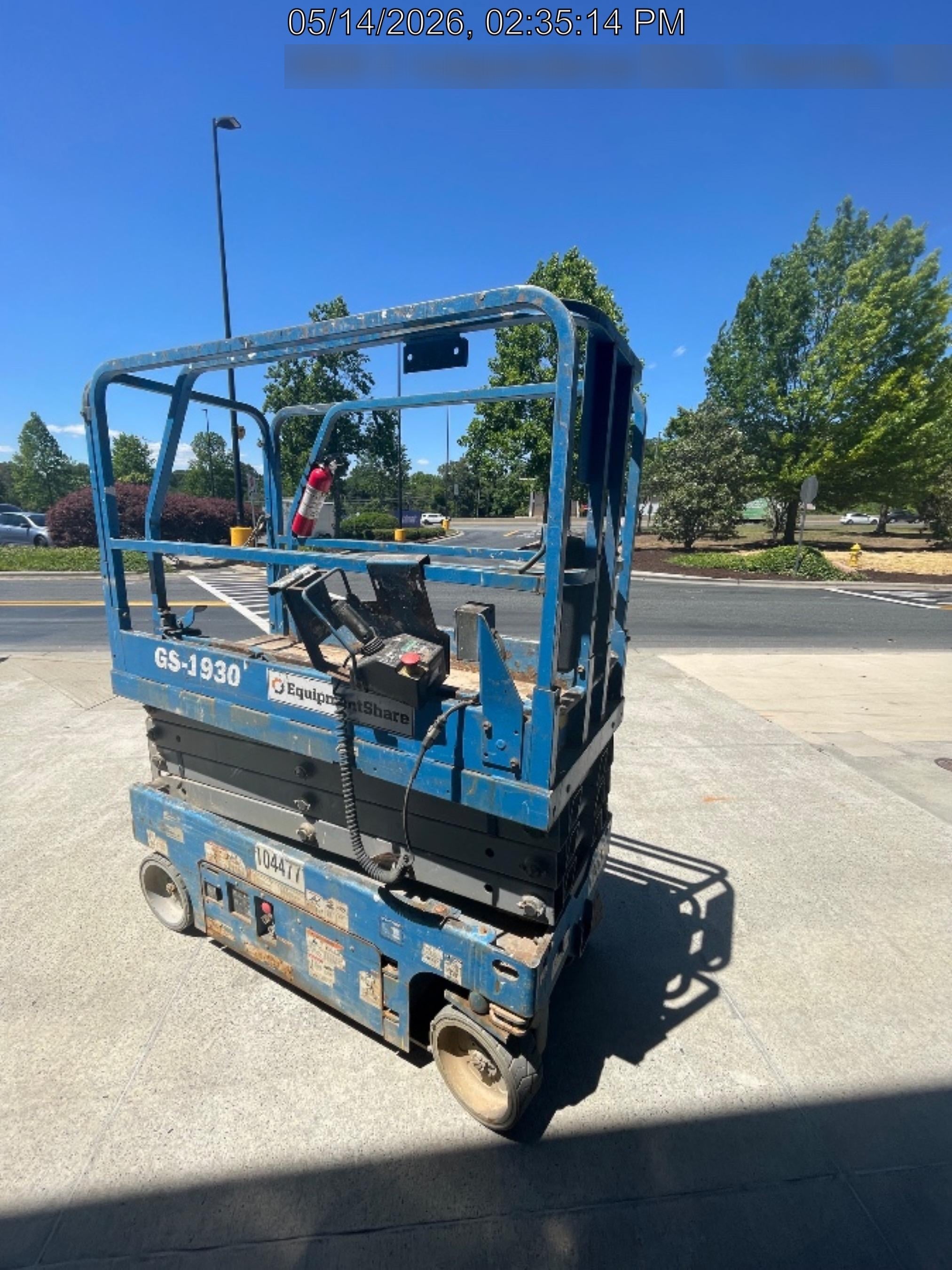 2020 Genie GS-1930 Fixed rails with chain entry gate - Pre A92.20