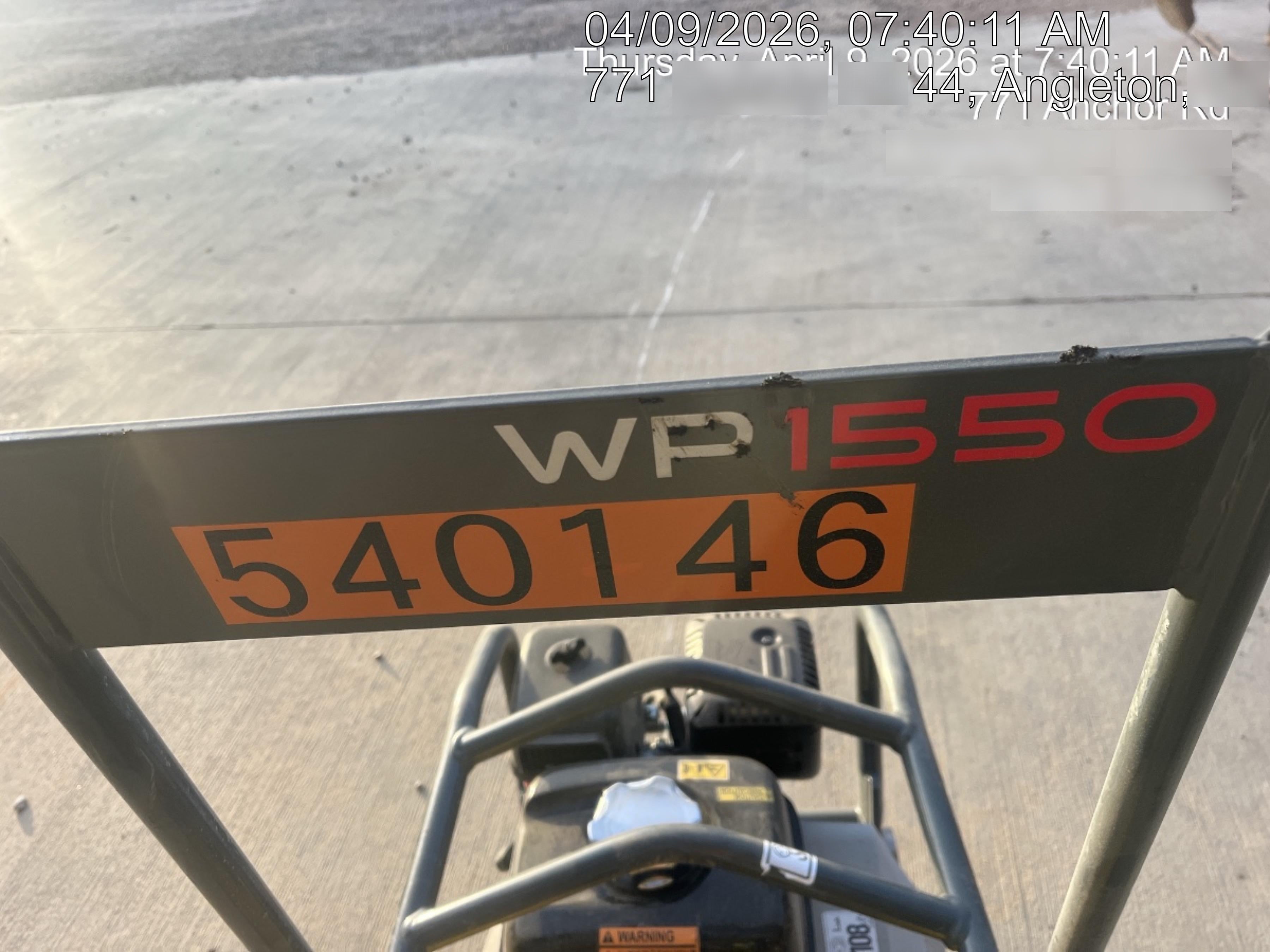 2025 WACKER NEUSON WP1550AW