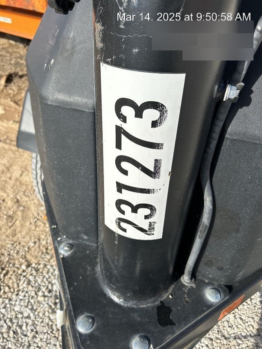 2022 Allmand NLV3GR (4) LED Light Fixture 350W, 23' Vertical Mast, 3kW Prime, Towable, Deep Sea L401, Leveling Jacks, Yanmar T4F 5.8hp