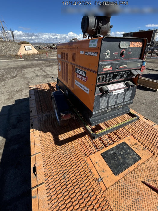 2021 Lincoln Electric Vantage 549X Ready Pak 3, ORANGE (includes trailer, cable rack, fender light kit)