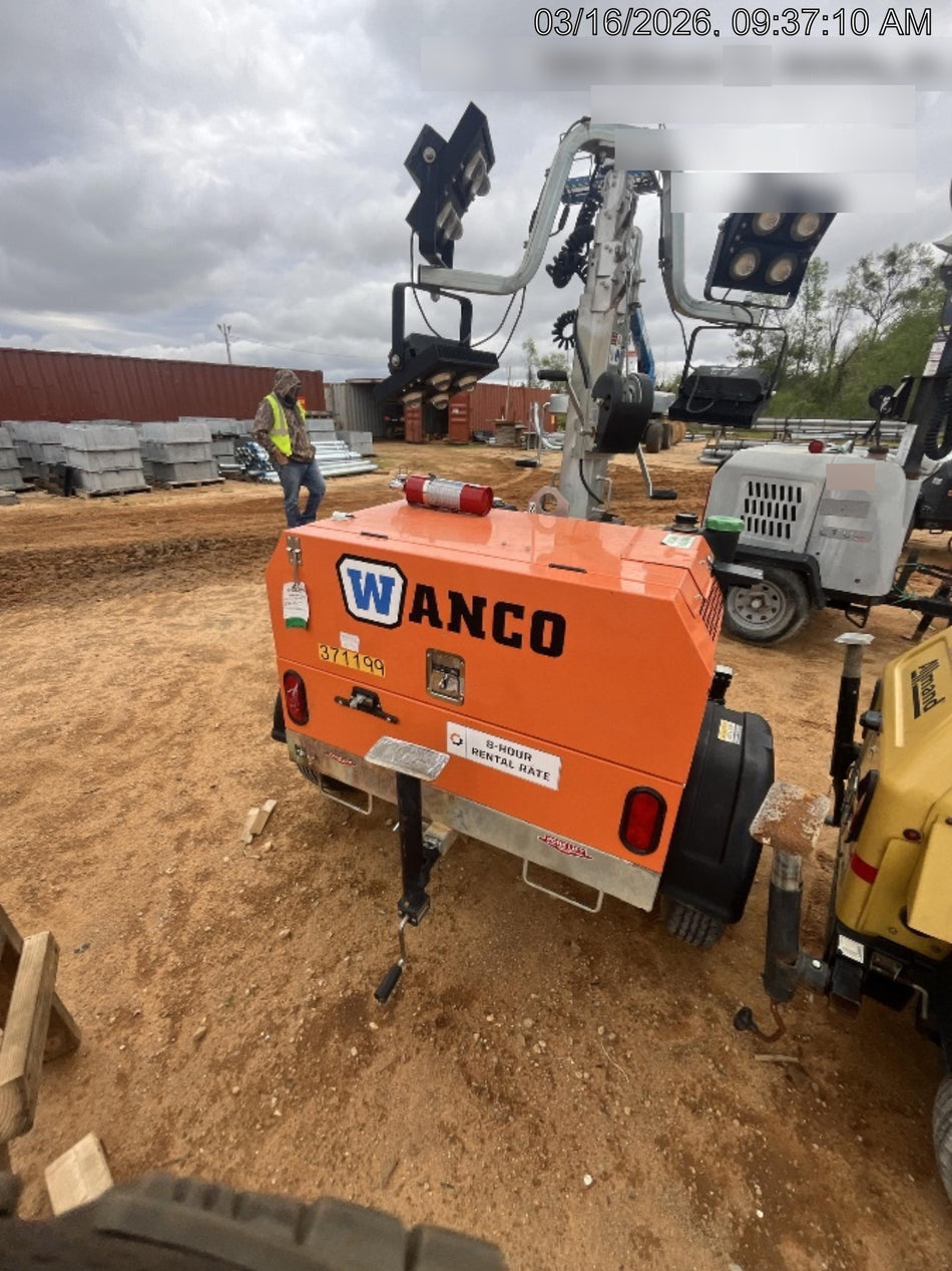 2023 Wanco WLTT-4MM4K Diesel, Deep Sea Controller, Shore Power Plug, Auto Start, (4) 350W LED Floodlights, 4kW Generator, 60 Gal Fuel Tank, 2" Ball, T3