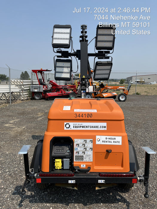 2023 Generac MLT2 Diesel, Flex Switch 120V Input, Powerzone Controller, (4) 320W LED Lights, 4kW Generator, 39.9 Gal Fuel Tank, 2" Ball, T3