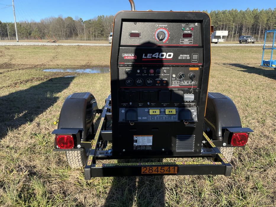 2022 Lincoln Electric LE400 Kubota V1505, Trlr, Cable Rack, Light Kit, ES Decals, T3