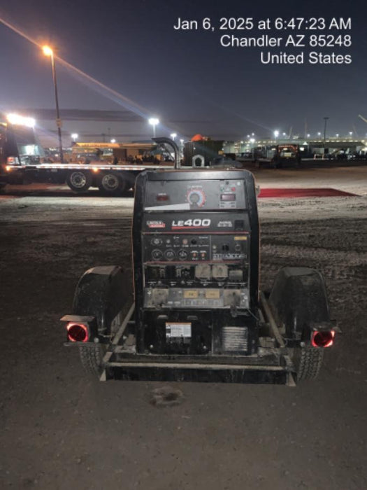 2023 Lincoln Electric LE400 Kubota V1505, Trlr, Cable Rack, Light Kit, ES Decals, T3