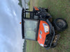 Kubota RTV-X1140W-H 4wd Utility Cart, LED Strobe, Windshield Tempered Glass, Pastic Canopy, Wire Harness Kit, Backup Alarm