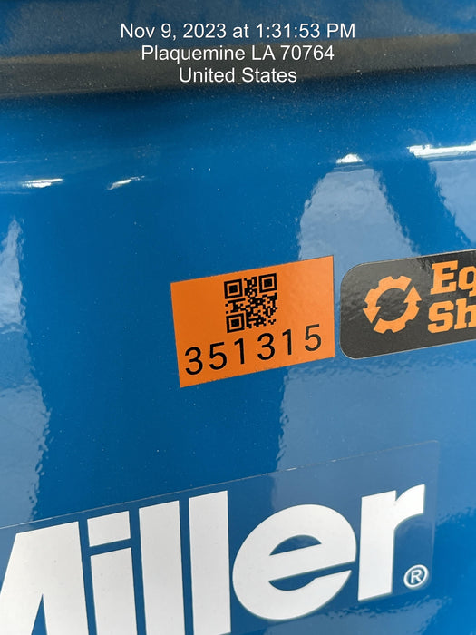 2023 MILLER ELECTRIC AlumaPower 350 MPA