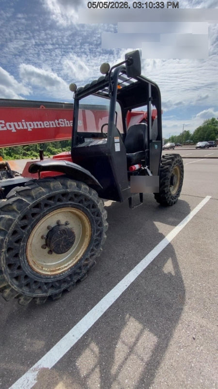 2019 Manitou MTA10055 Canopy, 120 HP, Solid Tires, Work Lights, Lift Hook, Auxiliary Hydraulics 66" Carriage and 60" Forks