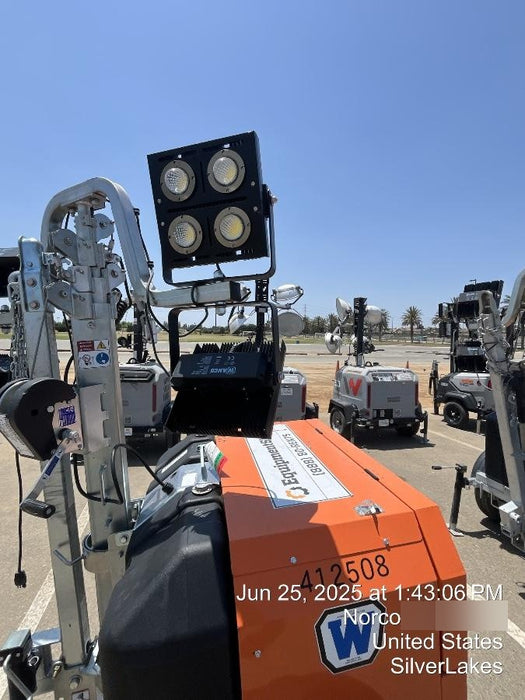 2024 Wanco WLTT-4MM4K Diesel, Deep Sea Controller, Shore Power Plug, Auto Start, (4) 350W LED Floodlights, 4kW Generator, 60 Gal Fuel Tank, 2" Ball, T3