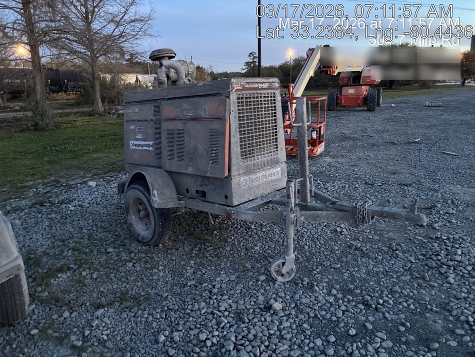 2022 Lincoln Electric Vantage 549X Crosslink Technology, Trailer Mounted, ES Decals, T3
