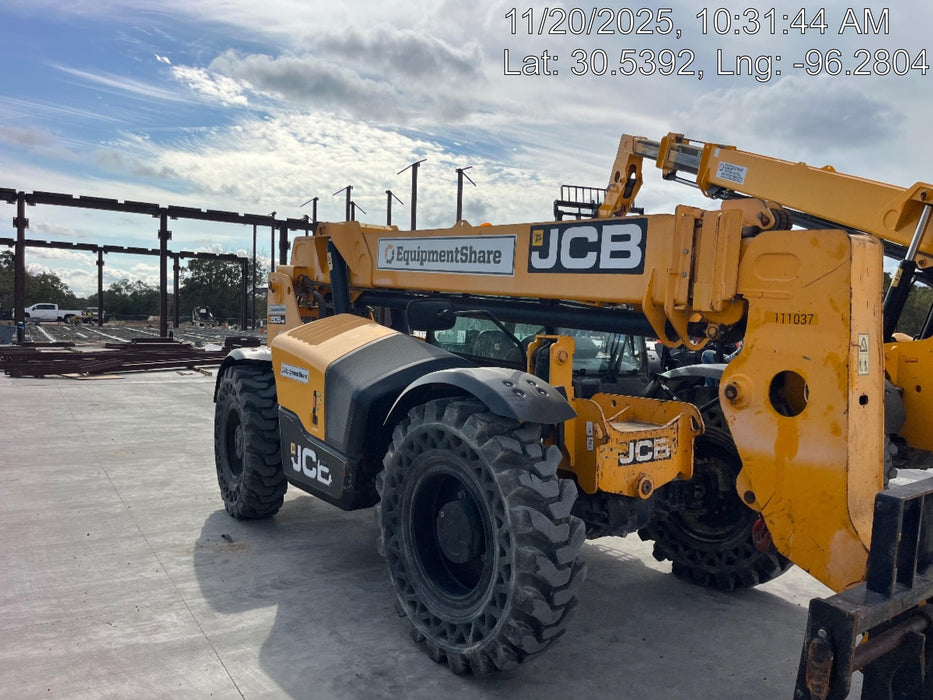 2020 JCB 509-42 Cab/Heat/Air, Solid Tires, Work Lights, Beacon, Aux Hydraulics, Back up Alarm, Lifting Eye, ES Decals