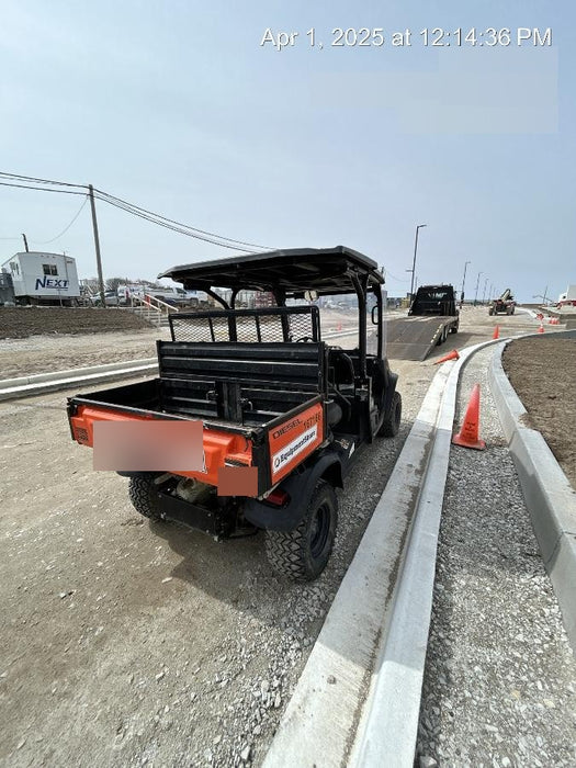 2022 Kubota RTV-X1140W-H Plastic Canopy, Windshield Acrylic Clear, LED Strobe Light, Wire Harness Kit, Back up Alarm