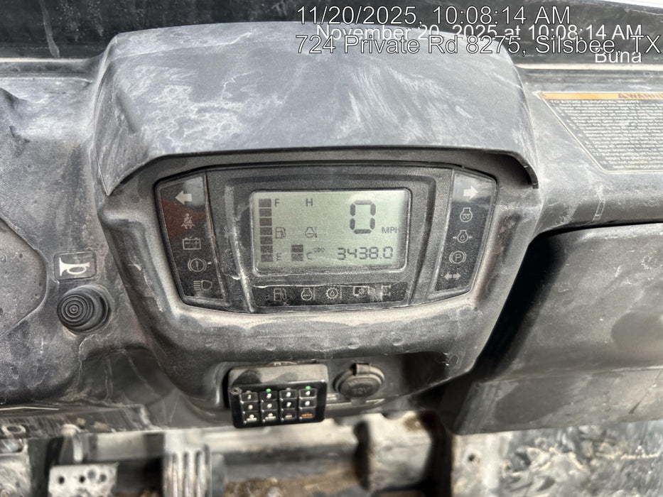 2021 Kubota RTV-X1140W-H Plastic Canopy, Windshield Acrylic Clear, LED Strobe Light, Wire Harness Kit, Back up Alarm