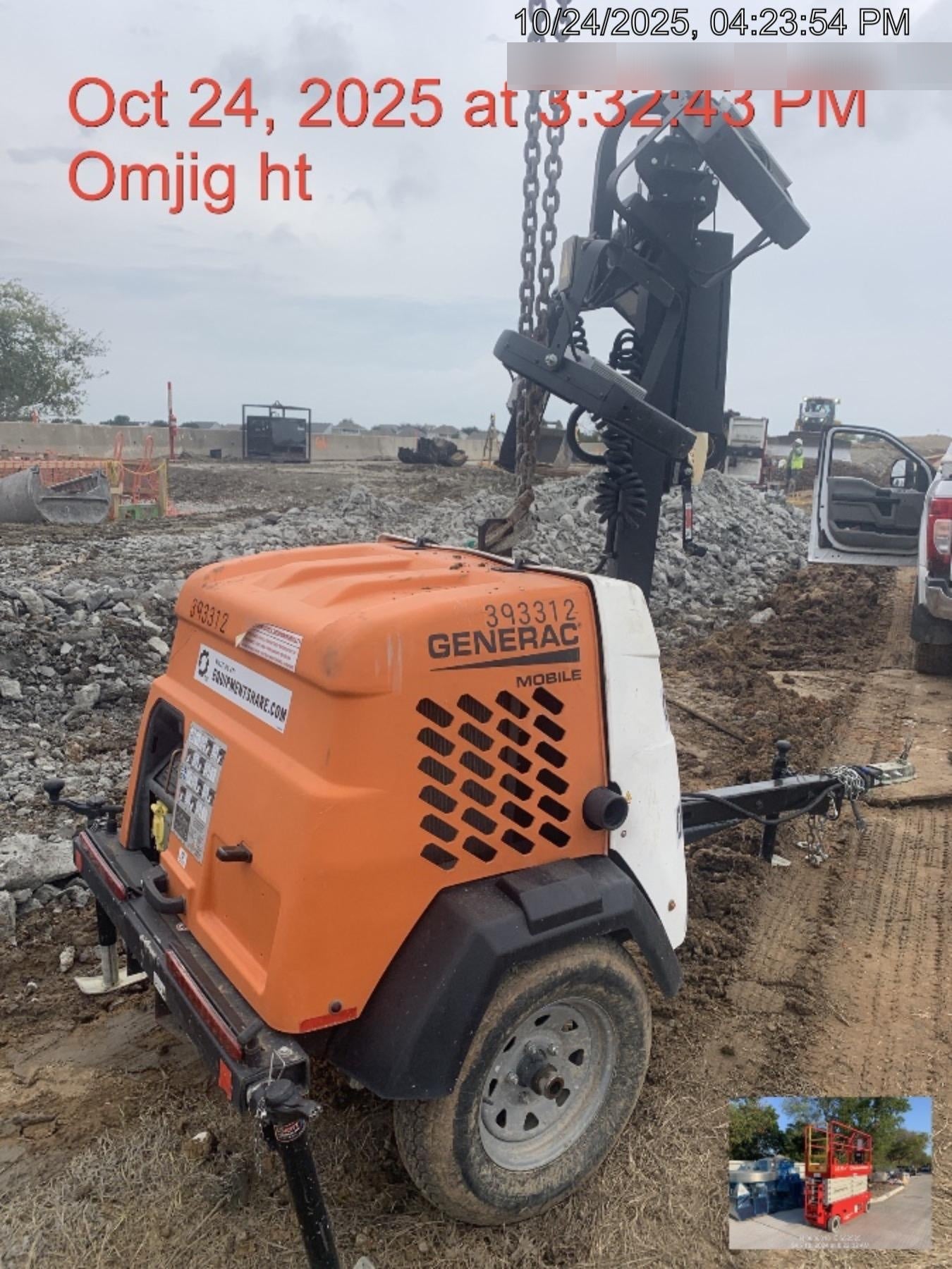 2024 Generac MLT2 Diesel, Flex Switch 120V Input, Powerzone Controller, 
(4) 320W LED Lights, 4kW Generator, 39.9 Gal Fuel Tank, 2" Ball, T3