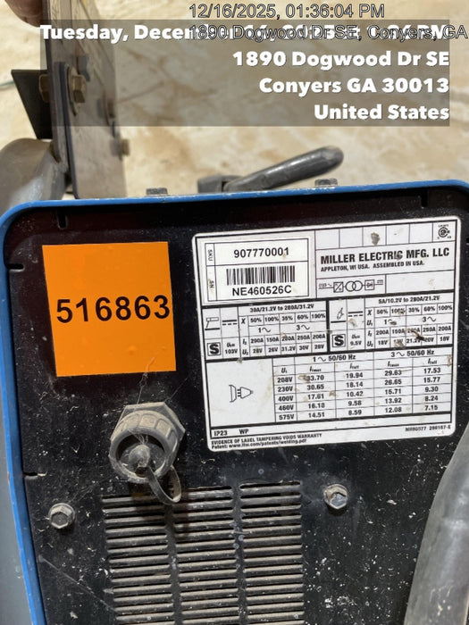 2025 MILLER ELECTRIC CST-282