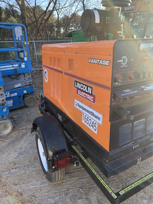 2021 Lincoln Electric Vantage 549X Ready Pak 3, ORANGE (includes trailer, cable rack, fender light kit)