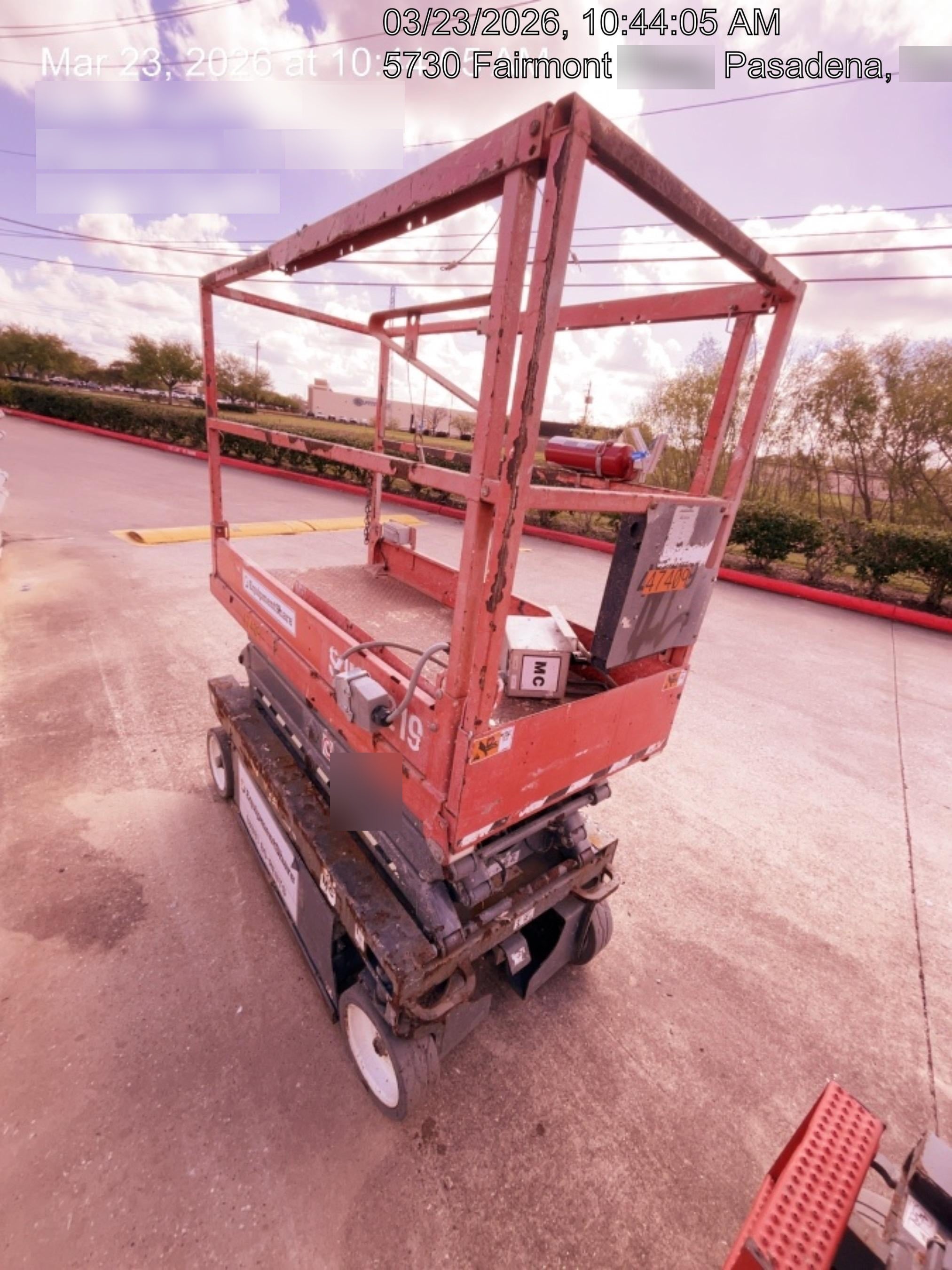 2019 Skyjack SJIII-3219 Standard Options, Trojan Batteries