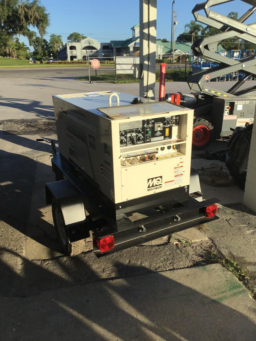 2020 Multiquip DLW400ESA4 400 amp Welder, 14kW, 120/240V, T4F Kubota, Trailer