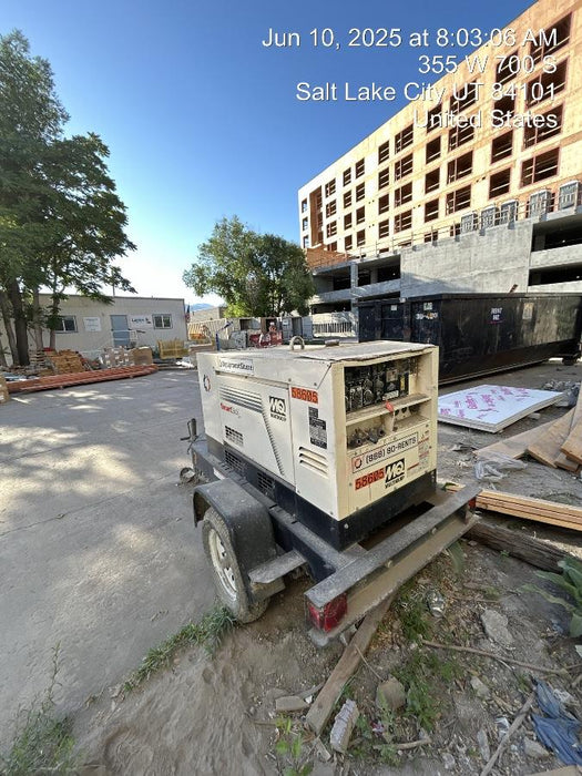 2020 Multiquip DLW400ESA4 400 amp Welder, 14kW, 120/240V, T4F Kubota, Trailer