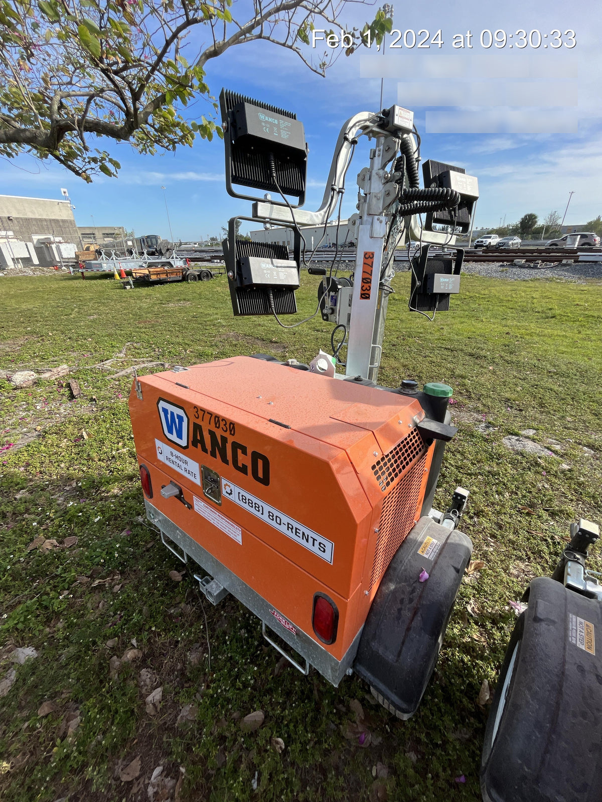 2023 Wanco WLTT-4MM4K Diesel, Deep Sea Controller, Shore Power Plug, Auto Start, (4) 350W LED Floodlights, 4kW Generator, 60 Gal Fuel Tank, 2" Ball, T3